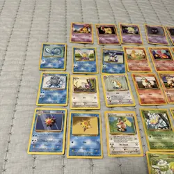 Pokemon Base Set Unlimited 41 Card Lot LP/MP - Image 2