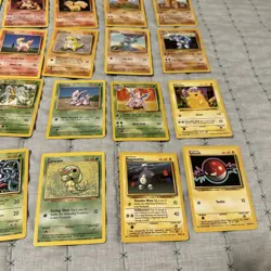 Pokemon Base Set Unlimited 41 Card Lot LP/MP - Image 4