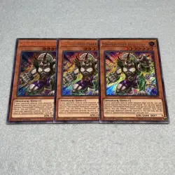 Yugioh Dinowrestler Pankratops BLHR Secret Rare 1st Edition 3 Card Set NM - Image 1