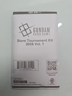 Gundam Trading Card Game Store Tournament Kit 2026 Vol. 1 ENGLISH Sealed - Image 1