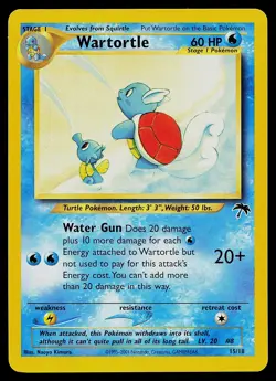 Pokemon Card - Wartortle Southern Islands 15/18 Promo - Image 1