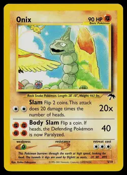 Pokemon Card - Onix Southern Islands 3/18 Promo - Image 1
