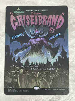 2025 MTG Magic the Gathering INR Innistrad Remastered Poster Foil Griselbrand - Image 1