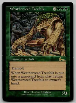 Weatherseed Treefolk R Urza's Legacy 116 NM - Image 1