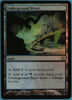 Underground River FOIL 9th Edition MTG LP/EX, - Image 1