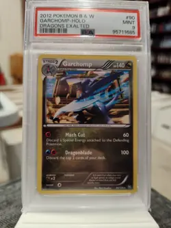 2012 Pokemon Garchomp Dragons Exalted #90/124 Holo PSA 9 - Image 1