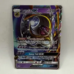 Pokemon TCG Lunala GX SM Black Star Promo SM17 Holo Promo HP Card - Image 1