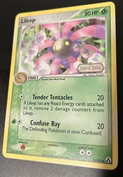 EX Legend Maker LILEEP Reverse Holo #56/92 STAMPED Pokemon Card 2006 Light Play - Image 1