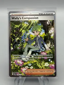 Wally's Compassion 186/132 Special Illustration SIR Pokemon Mega Evolutions NM/M - Image 1