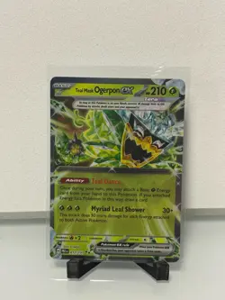 Pokemon Prismatic Evolutions Double Rare 012/131 Teal Mask Ogerpon ex - Image 1