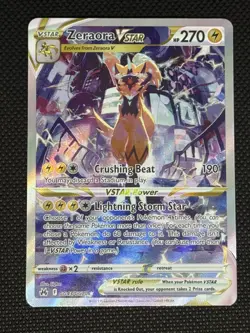 Pokemon TCG Zeraora VSTAR Crown Zenith GG43/GG70 Fresh Pull and Sleeved MINT - Image 4