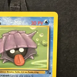 Pokemon TCG Kokiyas #54/62 FRENCH 1st Edition Common READ CCG Fossil Shellder LP - Image 3