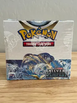Pokemon Sword & Shield Silver Tempest Booster Box Factory Sealed (36 packs) 820650860911 - Image 1