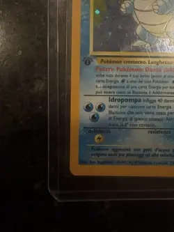 Pokemon Blastoise 1st Edition Holo Rare 2/102 Italian Base Set - Image 3