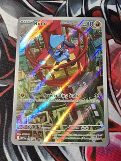 Pokemon Riolu 10 Promo Mega Evolution NM HOLO - Image 1