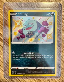 Koffing SV76/SV122 Holo Shiny Rare Pokemon Shining Fates SHF 2021 NM English - Image 1
