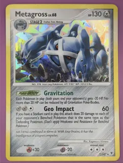 Metagross 7/147 Supreme Victors Cracked Ice Holo Mid-Era Pokemon Card - Image 1