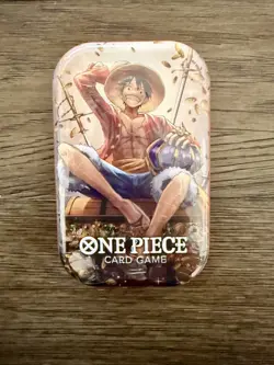 One Piece Card Game Mini-Tin Pack Set Vol.2 SEALED Monkey D. Luffy - Image 1