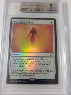 BGS9 Magic The Gathering MTG card Enlightened Tutor [Judge's Reward] - Image 1