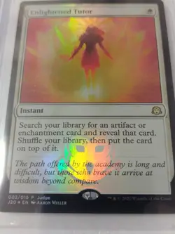 BGS9 Magic The Gathering MTG card Enlightened Tutor [Judge's Reward] - Image 2