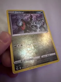 Pokemon TCG Darkrai 167/264 Fusion Strike Reverse Holo Uncommon English Card - Image 2