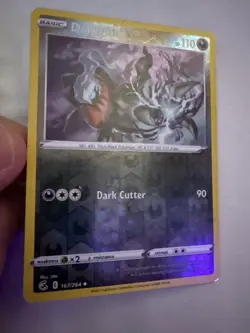 Pokemon TCG Darkrai 167/264 Fusion Strike Reverse Holo Uncommon English Card - Image 4