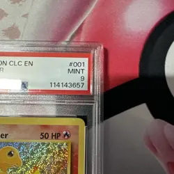 PSA 9 Charmander 001/034 Trading Card Game Classic Holo - Image 3