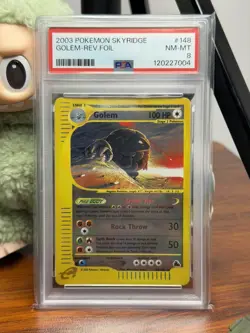 Crystal Golem #148 Skyridge Reverse Holo PSA 8 NM-MT Pokemon Tcg Graded Card - Image 1