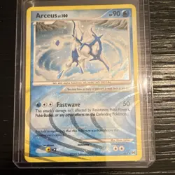 Pokemon TCG Arceus AR4 Arceus Set Holo Rare 90HP Fastwave English Card - Image 1
