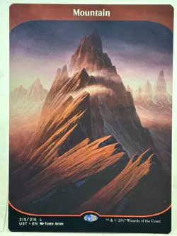 Mountain LP* FULL ART Unstable ENGLISH 215/216 mtg -UnltdCards - Image 1