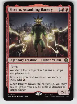 Electro, Assaulting Battery *Non-Foil* SPM 76 NM - Image 1