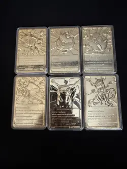 Nintendo Pokemon Limited Edition Metal Card Lot - Charizard, Pikachu, etc. - Image 2