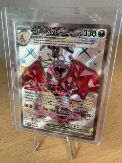 Pokemon TCG Paldean Fates Tin Charizard ex #074 Black Star Promo - Image 2