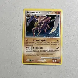 Pokemon TCG 2009 Arceus Card -- Kabutops 4/99 Holo - Image 1