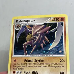 Pokemon TCG 2009 Arceus Card -- Kabutops 4/99 Holo - Image 2