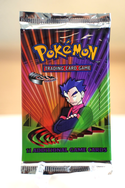 Pokemon TCG Gym Challenge Unlimited Booster Pack Koga Artwork WOTC 742818062244 - Image 1