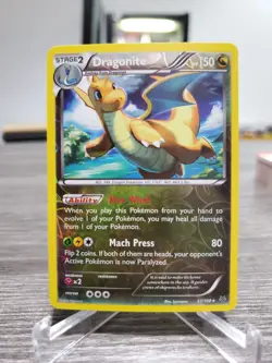Pokemon TCG XY Roaring Skies Dragonite Reverse Holo Rare 51/108 NM - Image 1
