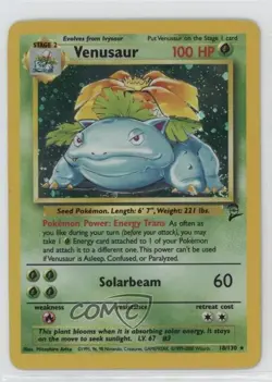 Venusaur Holo Pokemon Base Set 2 #18 2000 - Image 1