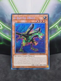 Yugioh B-Buster Drake LCKC-EN020 Secret Rare 1st Edition NM - Image 1