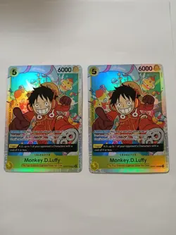 One Piece Monkey.D.Luffy OP07-109 English 500 Years in the Future pair of 2 - Image 1