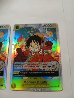 One Piece Monkey.D.Luffy OP07-109 English 500 Years in the Future pair of 2 - Image 3