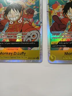 One Piece Monkey.D.Luffy OP07-109 English 500 Years in the Future pair of 2 - Image 4