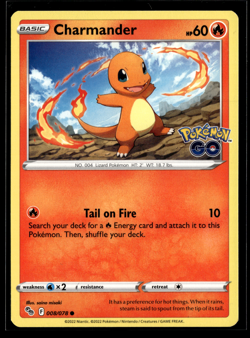 Charmander Squirtle Bulbasaur - Pokemon GO Starters Pokemon Card Lot Of 3 LP/NM - Image 2