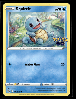 Charmander Squirtle Bulbasaur - Pokemon GO Starters Pokemon Card Lot Of 3 LP/NM - Image 4