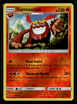 Pokemon Card Darmanitan Reverse Holo Dragon Majesty Uncommon 9/70 LP/NM - Image 1