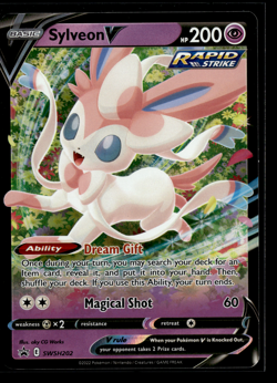 Sylveon V - SWSH202 Sword & Shield Black Star Promo Card - LP - POKEMON TCG - Image 1