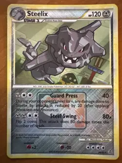 Pokemon TCG Steelix League & Championship Cards 24/95 Promo Cross Hatch Holo NM - Image 3