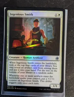 MTG 2021 Forgotten Realms 021/281 Ingenious Smith FOIL Card NM - Image 1