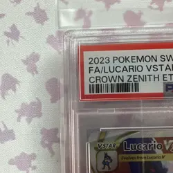 PSA 9 Lucario VSTAR SWSH291 SWSH: Sword & Shield Promo Cards Holo - Image 2