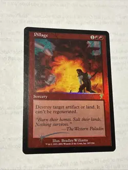 Pillage 7th Edition Foil NM MTG Magic The Gathering X1 - Image 1